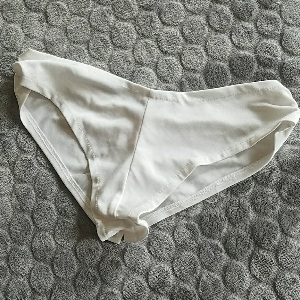White Rave Scrunchy Bottoms.